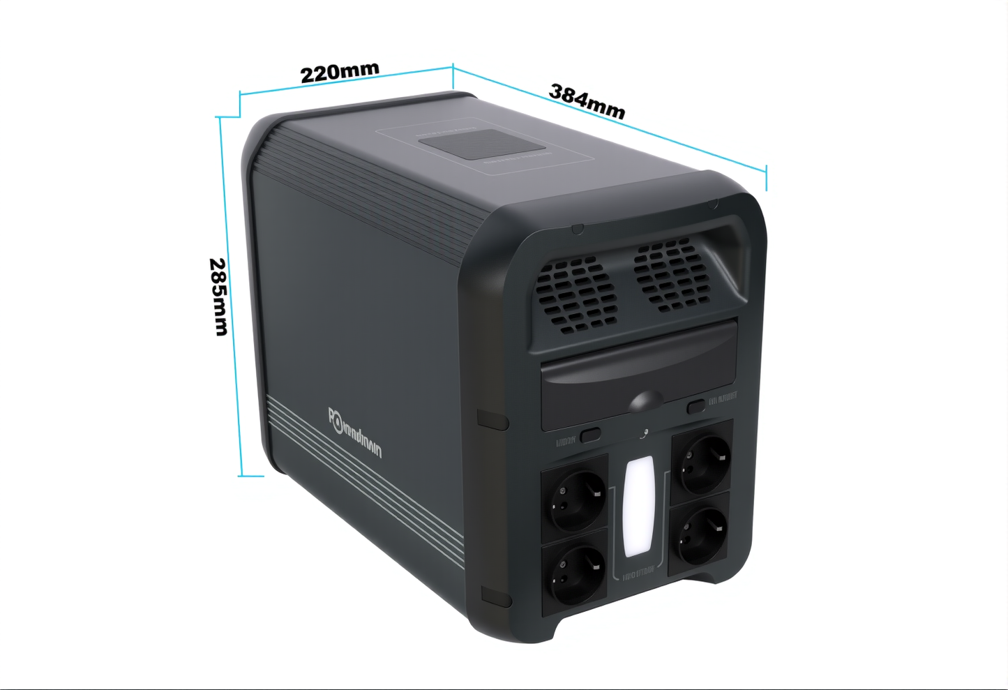 Powersmart PP2200 Tragbares Kraftwerk 2200W 2160Wh Solargenerator Notstrom