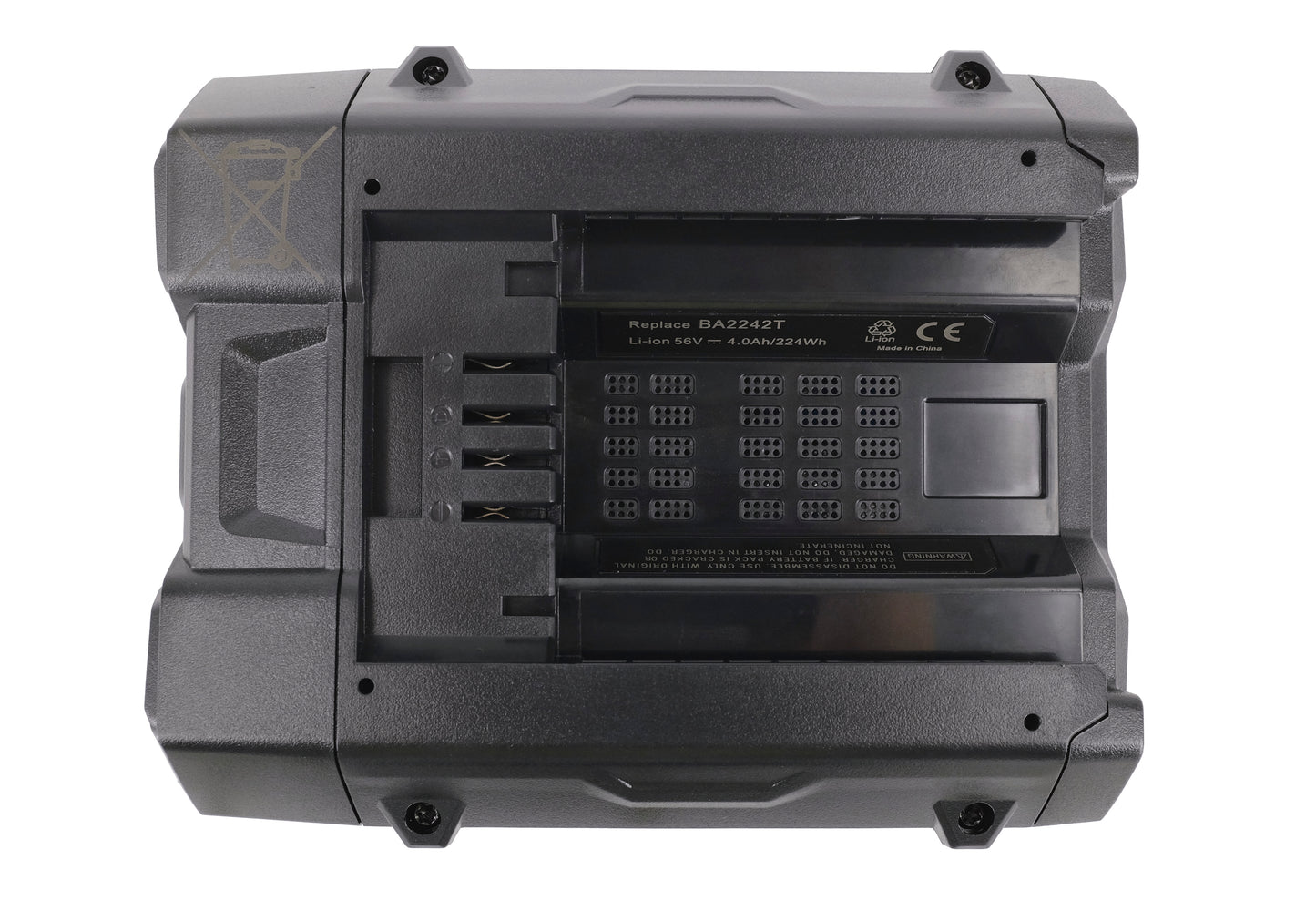 60V MAX vervangende accu voor BLACK+DECKER CM2060C, DCST970X1, LHT360, LST560, LSW60 en meer